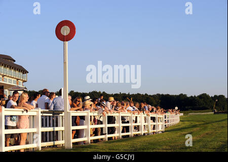 Racing - Rennsport und Musikabend - Lingfield Park Rennbahn Stockfoto