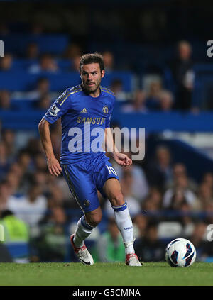 Fußball - Barclays Premier League - Chelsea gegen Reading - Stamford Bridge. Juan Mata, Chelsea Stockfoto