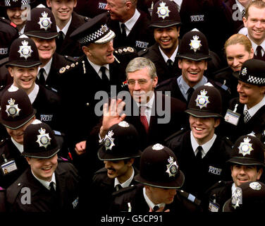 Stroh Polizei Rekruten Stockfoto