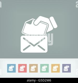 Mailkonzept Stock Vektor