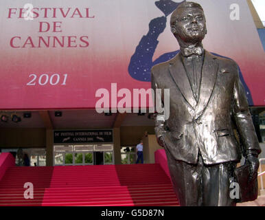 Cannes Cary Grant statue Stockfoto