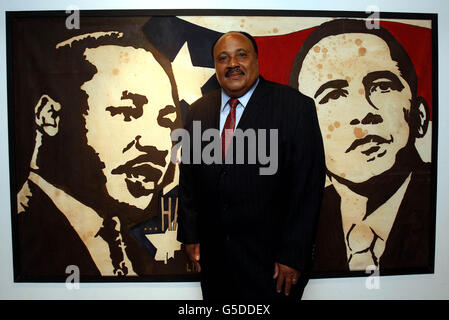 Martin Luther King III der Sohn von Martin Luther King Jr besucht das Liverpool Slavery Museum vor dem Slavery Remembrance Day am Donnerstag, den 23. August. Stockfoto