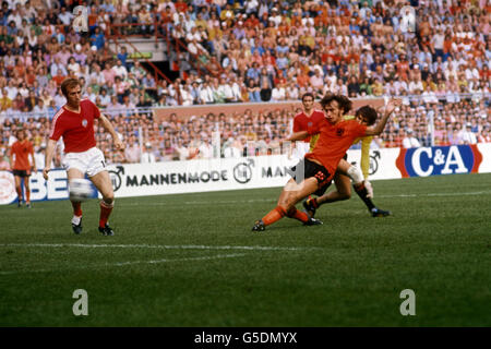 Fußball - 1974 FIFA World Cup West Deutschland - Gruppe 3 - Niederlande / Bulgarien - Westfalenstadion Dortmund Stockfoto