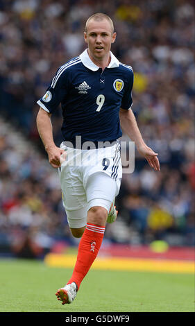 Fußball - FIFA Fußball-Weltmeisterschaft 2014 Qualifikation - Europa Gruppe A - Schottland / Serbien - Hampden Park. Kenny Miller, Schottland Stockfoto