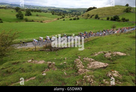 Fahrrad - Tour of Britain - Stufe 2 Stockfoto