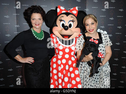 Inspiriert von Minnie Mouse Collection Launch - London Fashionweek Stockfoto