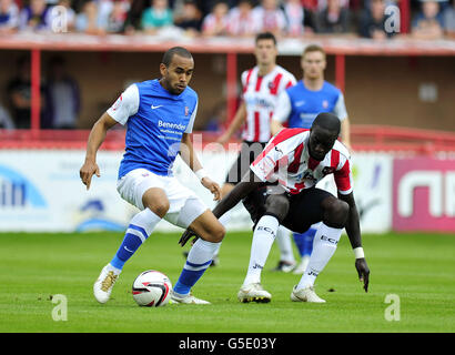 Fußball - Npower Football League Two - Exeter City V York City - St James' Park Stockfoto