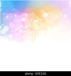 Bunten Bokeh Hintergrund. Vektor-illustration Stockfoto