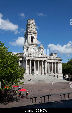 Die Guildhall in Guildhall Square, Portsmouth, Portsmouth, Hampshire, England, Vereinigtes Königreich, Europa Stockfoto