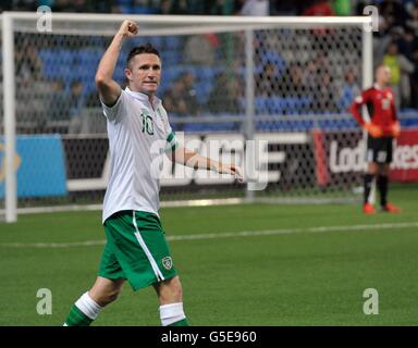 Fußball - 2014 FIFA WM - Qualifikation - Gruppe C - Kasachstan V Republik Irland - Astana Arena Stockfoto