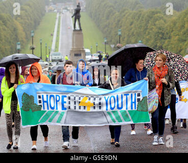 Stormont unterstreicht Welt Suizid-Prävention-Tag Stockfoto