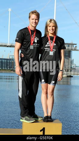 Virgin Active London Triathlon Stockfoto