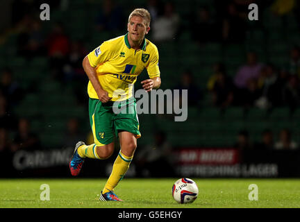 Fußball - Hauptstadt eine Tasse - Norwich City V Scunthorpe - Carrow Road Stockfoto