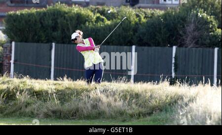 Michelle wie aus den USA während des vierten Tages der Ricoh Women's British Open im Royal Liverpool Golf Club, Hoylake. Stockfoto