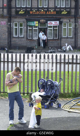 Leeds-Pub schießen David Nelson Stockfoto