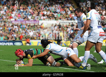 Rugby-Union - Aviva Premiership - Northampton Saints V Exeter Chiefs - Franklins Gärten Stockfoto