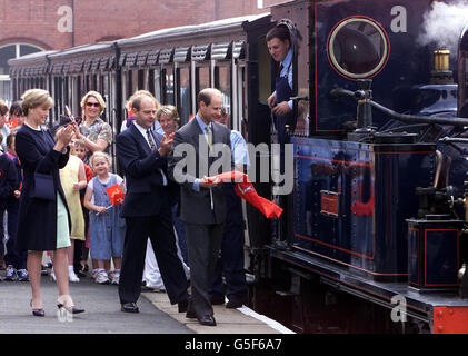 Isle Of Man Königlicher Besuch Stockfoto