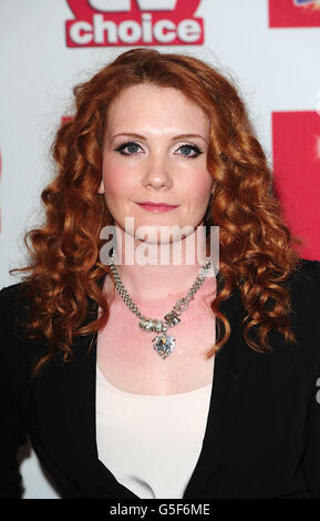 Jennie McAlpine kommt bei den TV Choice Awards im Dorchester Hotel in London an. Stockfoto