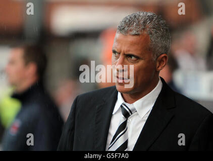 Soccer - npower League One - Notts County / Hartlepool United - Meadow Lane. Keith Curle, Manager von Notts County Stockfoto