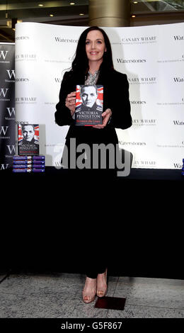 Victoria Pendleton Signierstunde - London Stockfoto