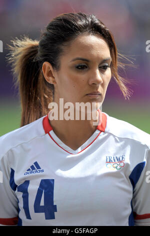 London Olympic Games, Tag 13. Louisa Necib, Frankreich Stockfoto