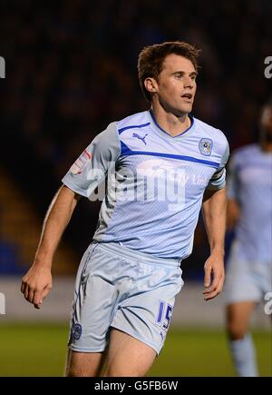 Soccer - npower League One - Shrewsbury Town / Coventry City - Greenhous Meadow. Kevin Kilbane, Coventry City Stockfoto