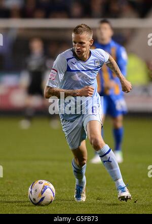 Soccer - npower League One - Shrewsbury Town / Coventry City - Greenhous Meadow. Carl Baker, Coventry City Stockfoto