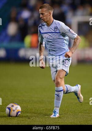 Soccer - npower League One - Shrewsbury Town / Coventry City - Greenhous Meadow. Carl Baker, Coventry City Stockfoto