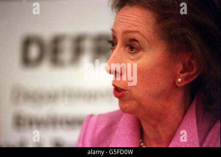 Margaret Beckett Maul- und Klauenseuche Stockfoto