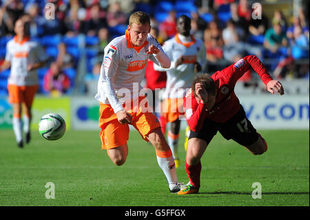 Fußball - Npower Football League Championship - Cardiff City V Blackpool - Cardiff City Stadium Stockfoto