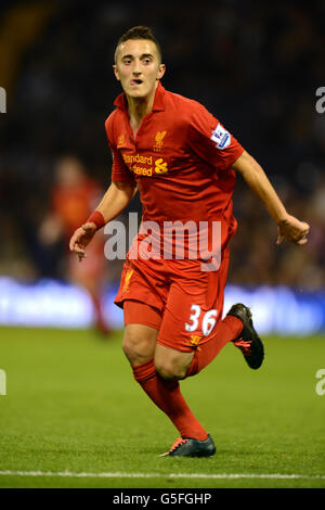 Fußball - Capital One Cup - Dritte Runde - West Bromwich Albion gegen Liverpool. Samed Yesil, Liverpool Stockfoto