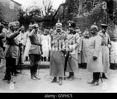 Erster Weltkrieg - Kronprinz Wilhelm HQ Stockfoto