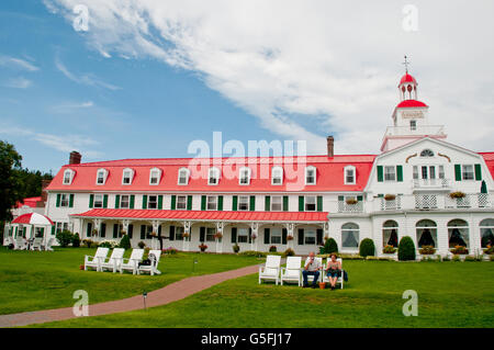 Nordamerika, Kanada, Quèbec, Tadoussac, Hotel Tadoussac Stockfoto