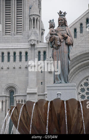 Nordamerika, Kanada, Quèbec, Sainte Anne de Beaupré Schrein Stockfoto