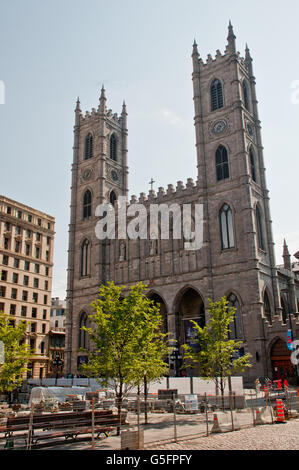 Nordamerika, Kanada, Québec, Montréal, Notre-Dame-Basilika Stockfoto