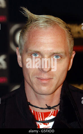 DJ Mr. C Muzik Magazine Dance Awards 2001. Mr. C kommt für die Muzik Magazine Dance Awards 2001 in den Arches in Ost-London. Stockfoto