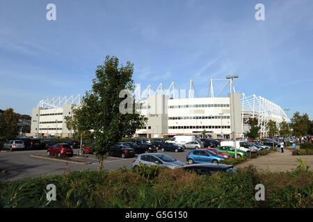 Fußball - Barclays Premier League - Swansea City / Everton - Liberty Stadium. Gesamtansicht des Liberty Stadions, Heimat von Swansea City Stockfoto