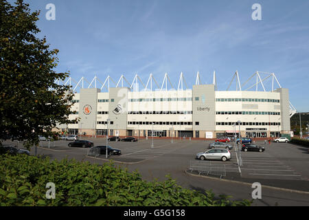 Fußball - Barclays Premier League - Swansea City / Everton - Liberty Stadium. Gesamtansicht des Liberty Stadions, Heimat von Swansea City Stockfoto