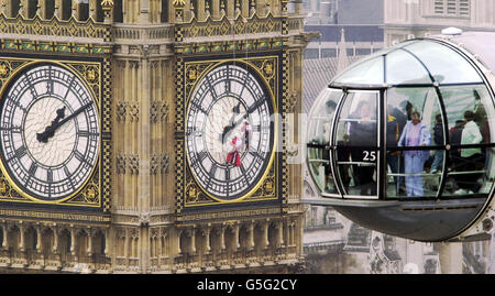 Big Ben-Restaurierung Stockfoto