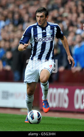 Fußball - Barclays Premier League - Aston Villa gegen West Bromwich Albion - Villa Park. Goran Popov von West Bromwich Albion Stockfoto