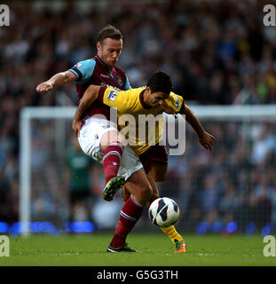 Fußball - Barclays Premier League - West Ham United V Arsenal - Upton Park Stockfoto