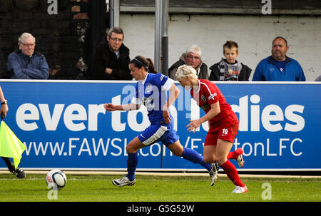 Fußball - FA Frauen Super League - Everton Ladies V Bristol Academy Frauen - Arriva Stadion Stockfoto