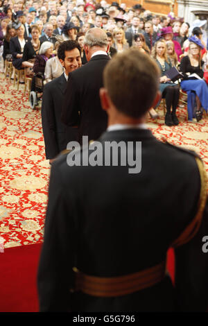 Investitur in Windsor Castle Stockfoto