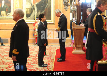 Investitur in Windsor Castle Stockfoto