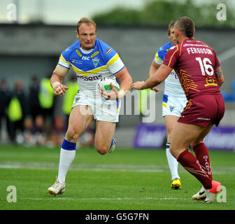 Rugby League - Stobart Super League - Warrington Wolves V Huddersfield Riesen - Halliwell Jones Stadium Stockfoto