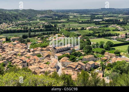 Das Hill top Dorf Boulbon in der Luberon Provence Stockfoto