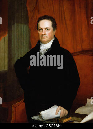 John Wesley Jarvis - Portrait von DeWitt Clinton (ca. 1816) Stockfoto