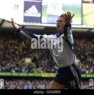 Tottenham V Chelsea / Teddy Sheringham Stockfoto