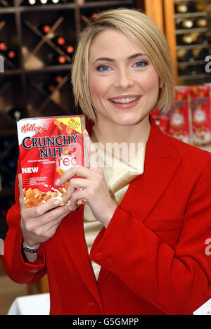 Lisa Rogers Crunchy Nut rot-Start Stockfoto