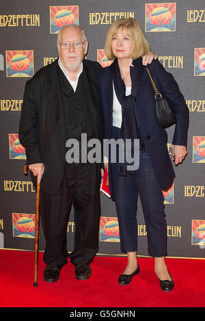 UK-Premiere von Led Zepplin Film Festtag Stockfoto